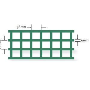 38 x 38 aperture diagram