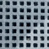 38 X 6MM FRP grating with a 19 x 6 square overlay resulting in 12 x 12mm apertures to the grating surface