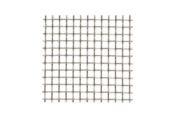 Webforge Locker woven wire mesh with 1.6mm stainless steel (304) or galvanised steel wire and 7.1mm openings. Roll is 1220mm wide