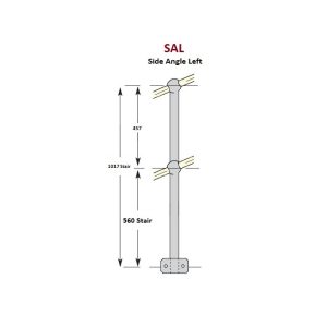 Webforge Monowills Side Angle Left Stanchion