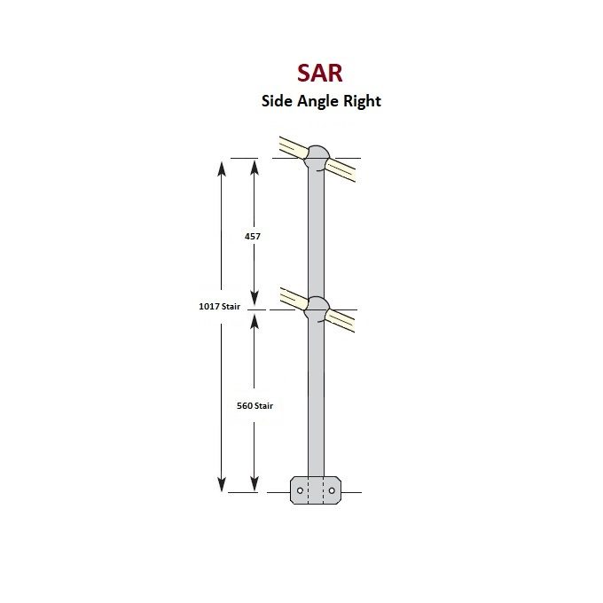 Webforge Monowills Side angle right stanchion